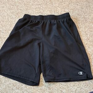Champion Men's Black Athletic Performance Shorts